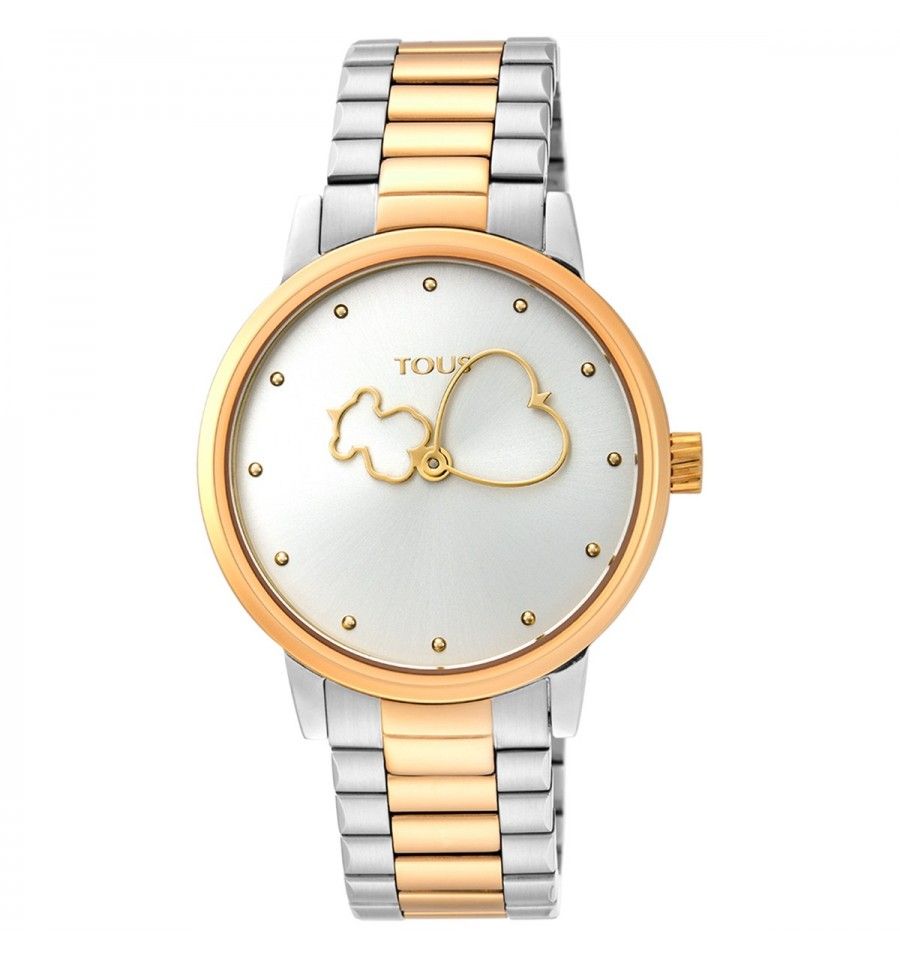 Reloj TOUS 900350310 Reloj Bear Time bicolor de acero/IP dorado